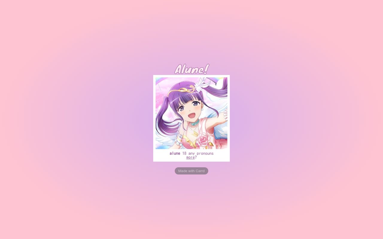Carrd profile picture for @gossiping